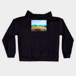 Panama Mountains near Boquete Painting Kids Hoodie